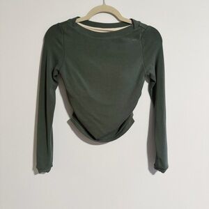 OGL - Green Brami Long Sleeve Top